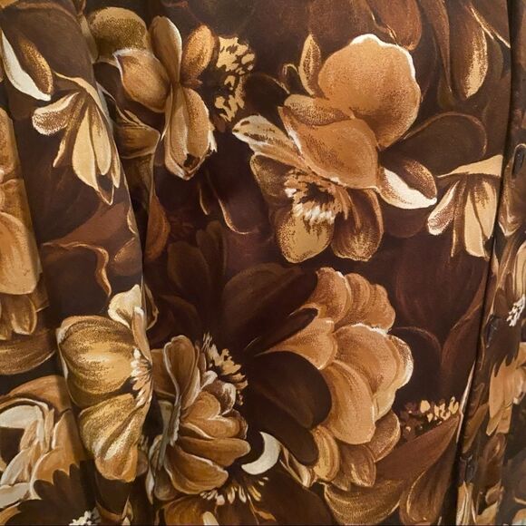 Triumph of California Vintage Floral Blouse Size Medium - Picture 3 of 12